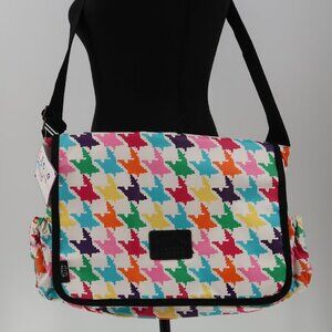 Little Lumps Two Lumps of Sugar Special Edition Houndstooth Baby Diaper Bag